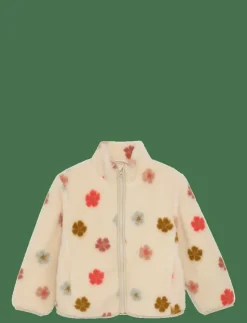 Minymo Teddy Jacket AOP w. Lining - Jackor|Barn Fleecekläder
