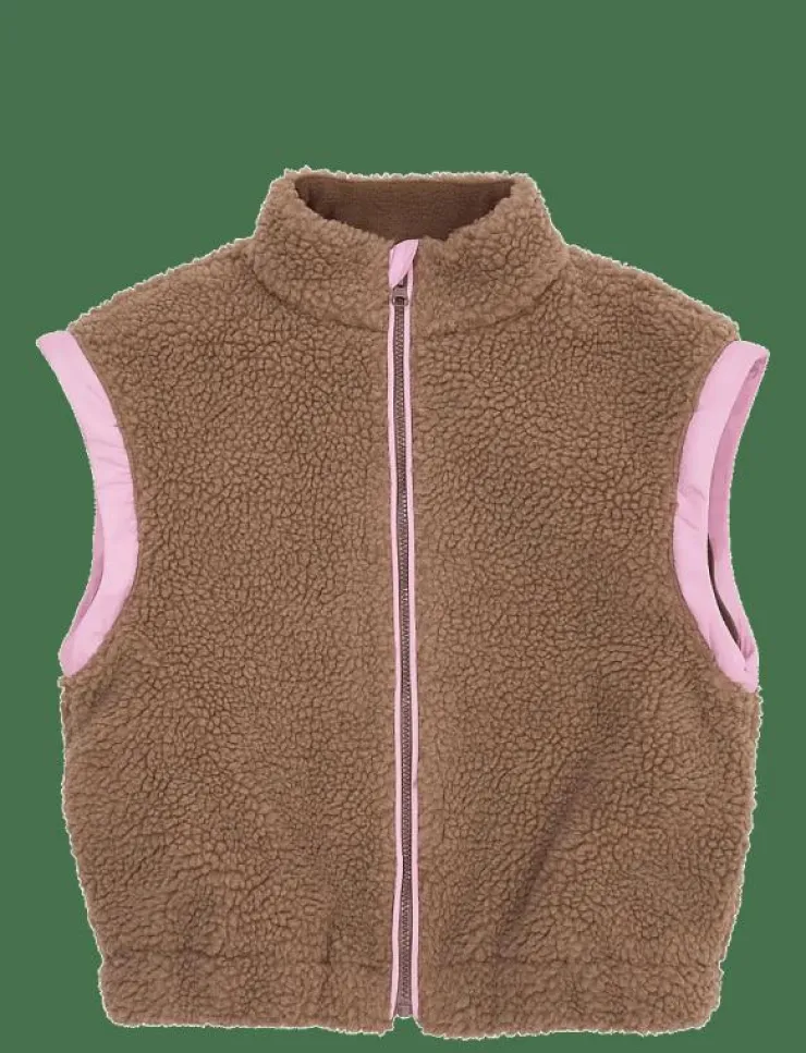 Barn Copenhagen Colors Fleecekläder|TEDDY JACKET W. REMOVABLE SLEEVES - Jackor