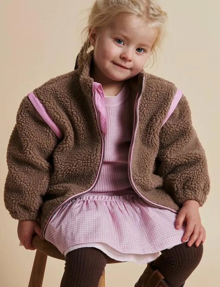 Barn Copenhagen Colors Fleecekläder|TEDDY JACKET W. REMOVABLE SLEEVES - Jackor