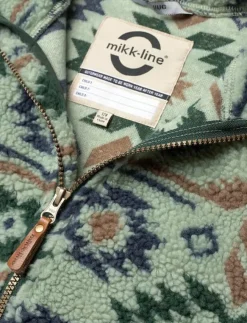 mikk-line Teddy Mix Jacket AOP - Jackor|Barn Fleecekläder