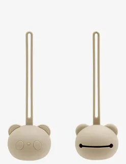 Barn Magni Toys Nappar & Tillbehör|Teddy pacifier pouch in silicone, , LFBG approved. - Napp & Tillbehör