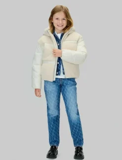 Calvin Klein TEDDY SHINY PUFFER JACKET - Dunjackor & fodrade jackor|Barn Jackor