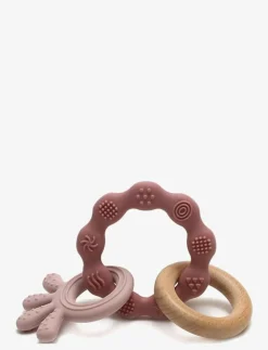 Magni Toys Teether bracelet, Squid and wood appendix. , LFBG approved - Bitleksaker|Barn Babyleksaker|Babyleksaker