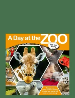Barn GLOBE Barnböcker|Tell me more - A Day at the Zoo - Pedagogisk barnbok