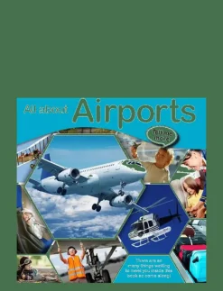 Barn GLOBE Barnböcker|Tell me more - All about Airports - Pedagogisk barnbok