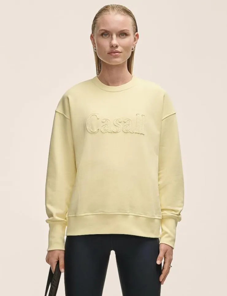 Kvinnor Casall Sweatshirts|Terry Spring Graphic Crew - Sweatshirts