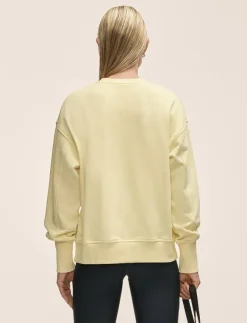Kvinnor Casall Sweatshirts|Terry Spring Graphic Crew - Sweatshirts