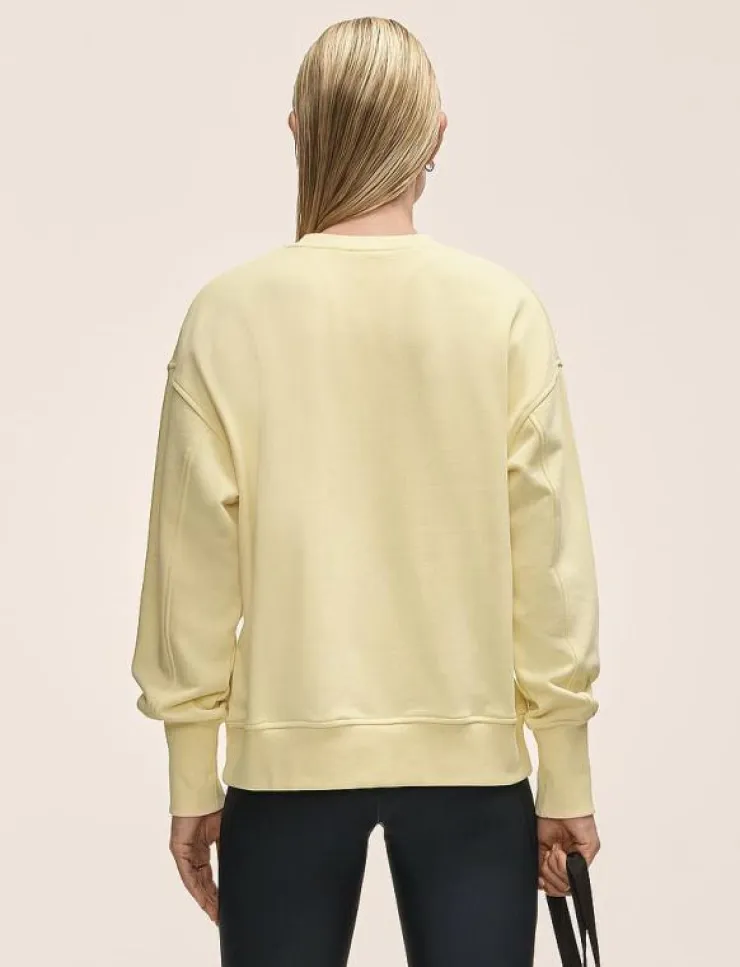 Kvinnor Casall Sweatshirts|Terry Spring Graphic Crew - Sweatshirts