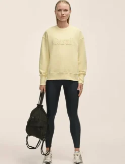 Kvinnor Casall Sweatshirts|Terry Spring Graphic Crew - Sweatshirts