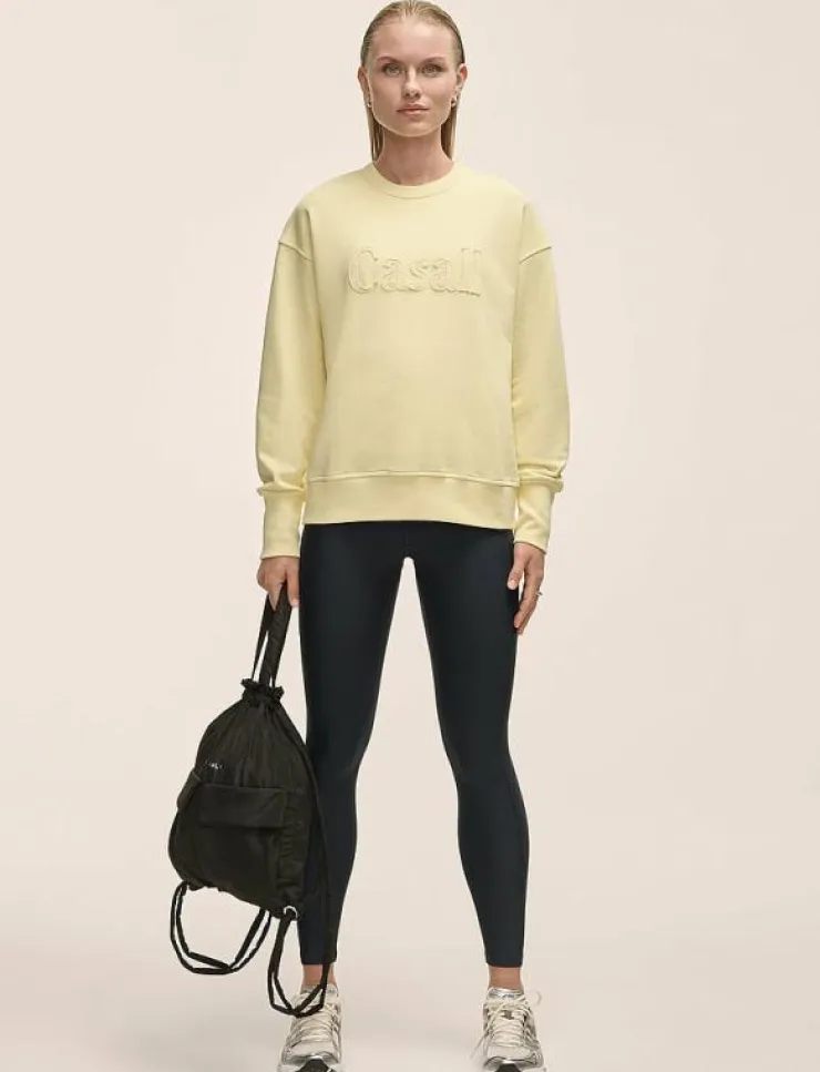 Kvinnor Casall Sweatshirts|Terry Spring Graphic Crew - Sweatshirts