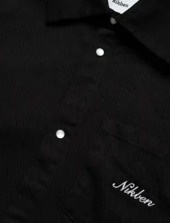 Nikben TEXAS TANNING CLUB SHIRT BLK - Jackor & rockar| Overshirts