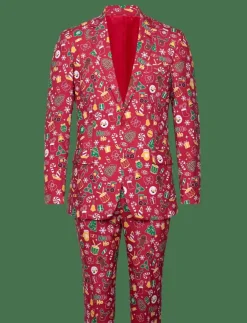 Happy Seasons The Awesome Christmas Suit Rød - Kostymer| Kostymer & Kavajer