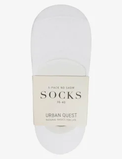 Kvinnor URBAN QUEST Strumpor|THE BAMBOO WOMEN NO SHOW SOCKS 5-PACK - Strumpor