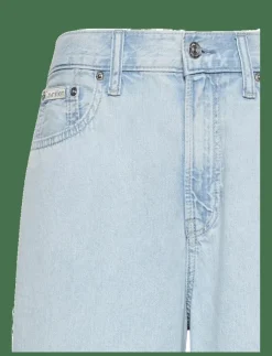 Calvin Klein Jeans THE WIDE LEG LINEN - Vida byxor|Kvinnor Jeans