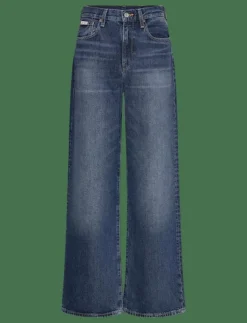 Kvinnor Calvin Klein Jeans Denimkläder|Jeans|THE WIDE LEG - Vida byxor