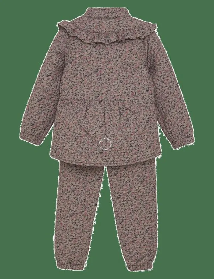En Fant Thermal Set W. Frills, AOP - Termoställ|Barn Termokläder