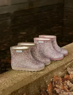 Barn En Fant Gummistövlar|Thermo Boots Short Print - Fodrade Gummistövlar