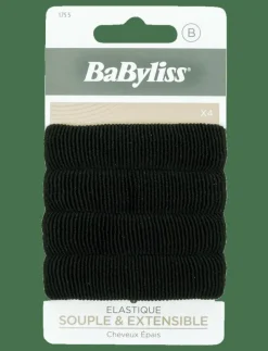 Kvinnor Babyliss Paris Hår|Håraccessoarer|Thick soft elastics 4 pcs - Hårsnoddar