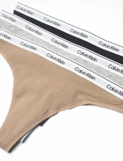 Kvinnor Calvin Klein Trosor|THONG 3PK - String