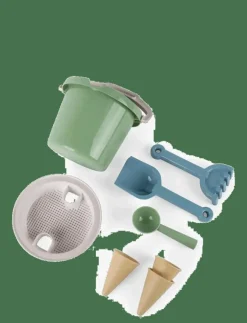 Dantoy THORBJORN BUCKET SET GREEN - Sandleksak|Barn Uteleksaker