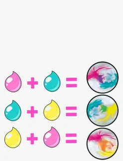 Barn So Slime Rita & Pyssla|Tie Dye Blister Pack, 3 asst - Slajm