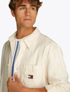 Tommy Jeans Overshirts|TJM COTTON SLUB LS OVERSHIRT EXT - Jackor & rockar