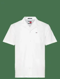 Tommy Jeans TJM LINEN BLEND CAMP SS EXT - Linneskjortor| Skjortor