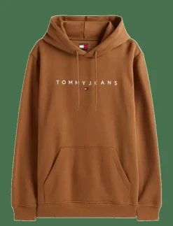 Tommy Jeans Sweatshirts & Huvtröjor|TJM REG LINEAR LOGO HOODIE EXT - Hoodies