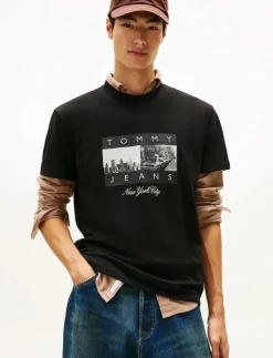Tommy Jeans T-Shirts|TJM REG PHOTO FLAG SS TEE - Kortärmad t-shirt