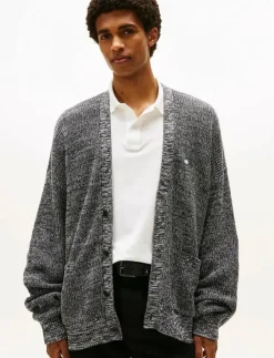 Tommy Jeans Stickat|TJM RLX BADGE MULTI TWIST CARDI - Koftor