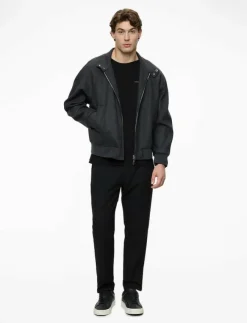 Tommy Jeans TJM SLIM CHEST LINEAR LS TEE EXT - Långärmade t-shirts| T-Shirts