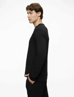 Tommy Jeans TJM SLIM CHEST LINEAR LS TEE EXT - Långärmade t-shirts| T-Shirts