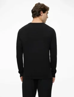 Tommy Jeans TJM SLIM CHEST LINEAR LS TEE EXT - Långärmade t-shirts| T-Shirts