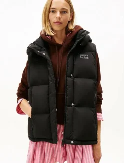 Kvinnor Tommy Jeans Västar|TJW ALASKA GRID DOWN VEST - Vadderade västar