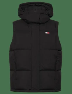 Kvinnor Tommy Jeans Västar|TJW ALASKA GRID DOWN VEST - Vadderade västar