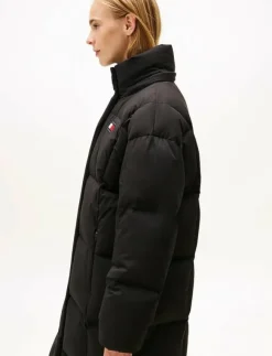 Tommy Jeans TJW ALASKA GRID DWN MXI COAT EXT - Dunkappor|Kvinnor Jackor & Kappor