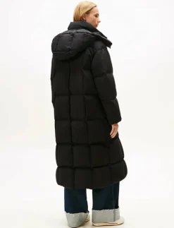 Tommy Jeans TJW ALASKA GRID DWN MXI COAT EXT - Dunkappor|Kvinnor Jackor & Kappor