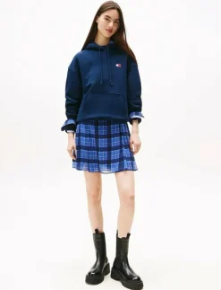 Kvinnor Tommy Jeans Sweatshirts|TJW BXY BADGE HOODIE EXT - Huvtröjor