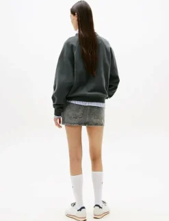 Kvinnor Tommy Jeans Sweatshirts|TJW BXY LEOPARD VARSITY CREW - Sweatshirts