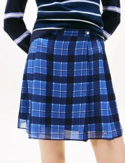 Kvinnor Tommy Jeans Kjolar|TJW CHIFFON PLEATED MINI SKIRT - Korta kjolar