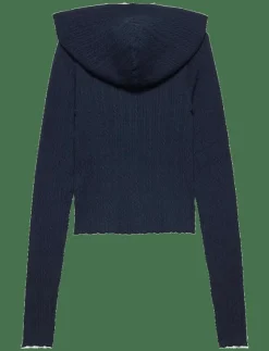Kvinnor Tommy Jeans Sweatshirts|TJW ESSENTIAL ZIPPER HOOD CARDI - Huvtröjor