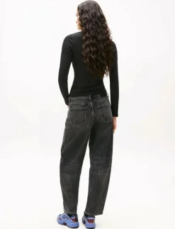 Kvinnor Tommy Jeans Kläder|T-Shirts & Toppar|TJW 2PACK SLIM ESSENTIAL RIB LS - Långärmade toppar