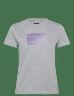 Kvinnor Tommy Jeans T-Shirts & Toppar|TJW REG GRADIENT FLAG SS - T-shirts