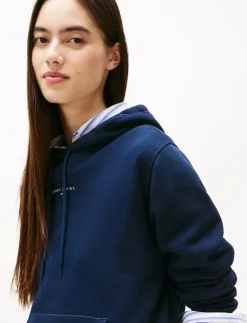 Kvinnor Tommy Jeans Sweatshirts|TJW REG LINEAR HOODIE EXT - Huvtröjor