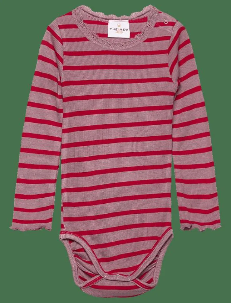 Barn The New Bodysuits|TNSBRie L_S Rib Body - Långärmad body