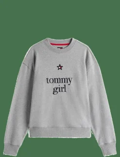 Kvinnor Tommy Jeans Sweatshirts|TOMMY GIRL GRAPHIC CREW NECK - Sweatshirts
