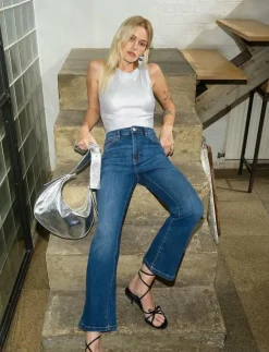 French Connection TOMS DENIM FLARED JEAN - Utsvängda jeans|Kvinnor Jeans