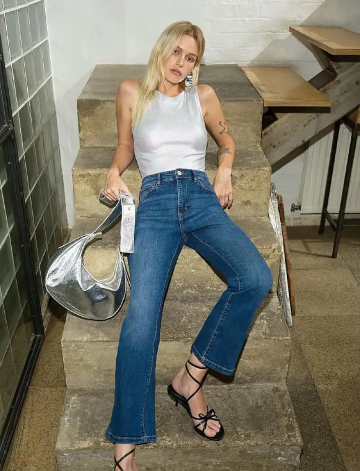 French Connection TOMS DENIM FLARED JEAN - Utsvängda jeans|Kvinnor Jeans