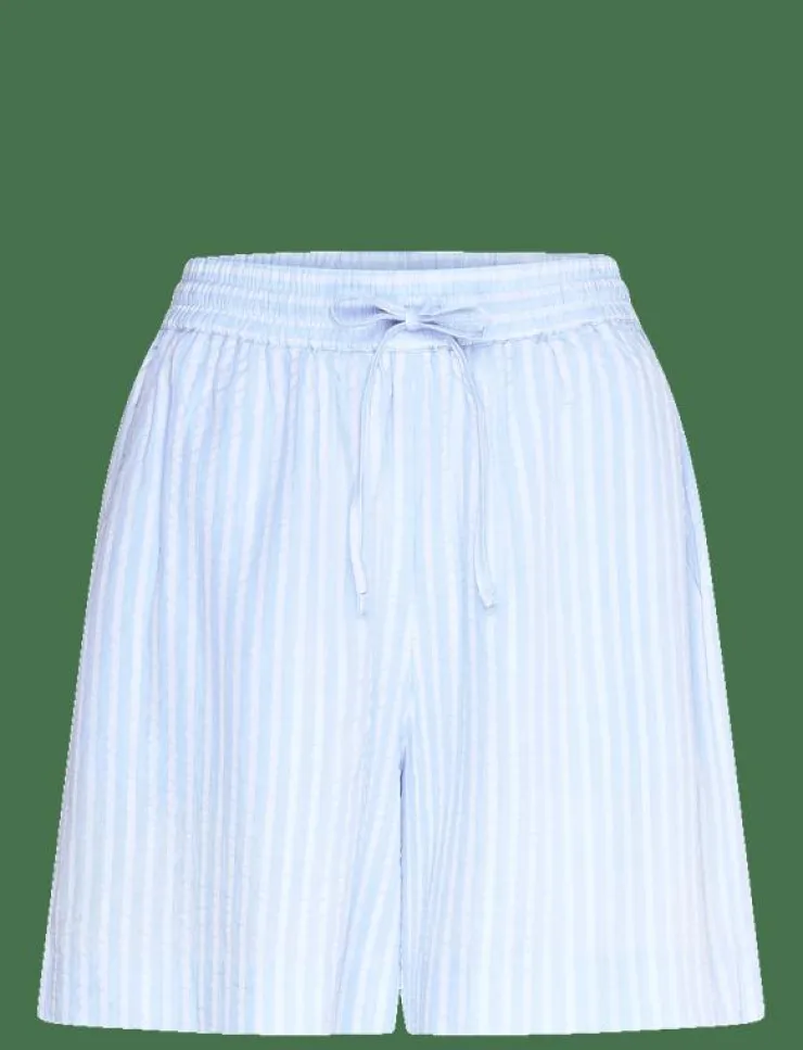 Kvinnor GANT Shorts|TONAL STRIPED SEERSUCKER SHORTS - Casual shorts