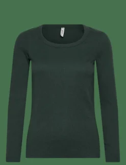 Hunkemöller TOP LS CREW RIB COTTON - Överdelar|Kvinnor Pyjamas & Loungewear